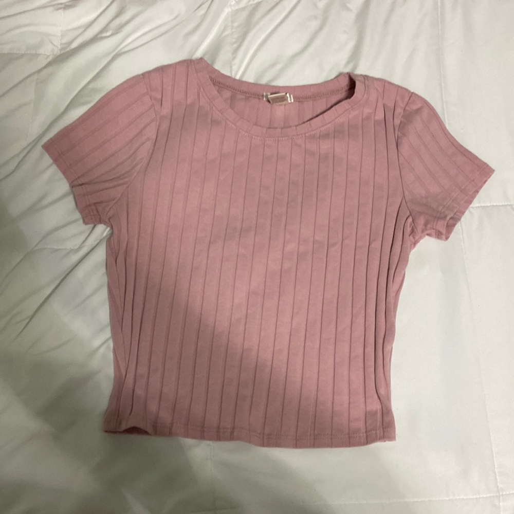 Pink tight shirt